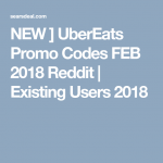 How To Hack Uber Eats Promo Code