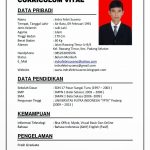 Download Contoh Surat Lamaran Kerja Curriculum Vitae Update