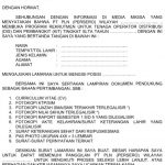 Views Contoh Surat Lamaran Kerja Untuk Pt News