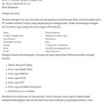 Download Contoh Surat Lamaran Kerja Indomarco Update