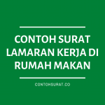 Get Kasir Contoh Surat Lamaran Kerja Restoran Fresh Content