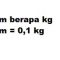 15+ 1000 Gram Ada Berapa Kg