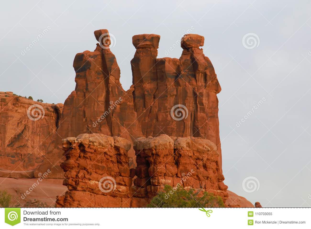 Greeting As You Enter Arches National Park Stock Image - Image of